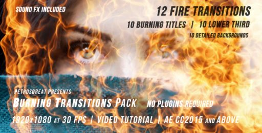 Fire Transitions And Burning Titles