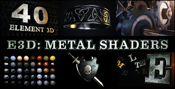 E3D: Metal Shaders for Element 3D