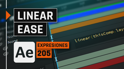 expresión linear and ease en after effects