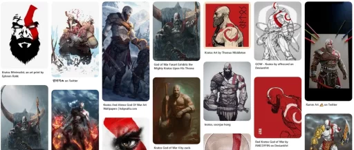 Imagenes de Kratos en God of War